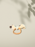 Haargummi mit Schleife Pinguin