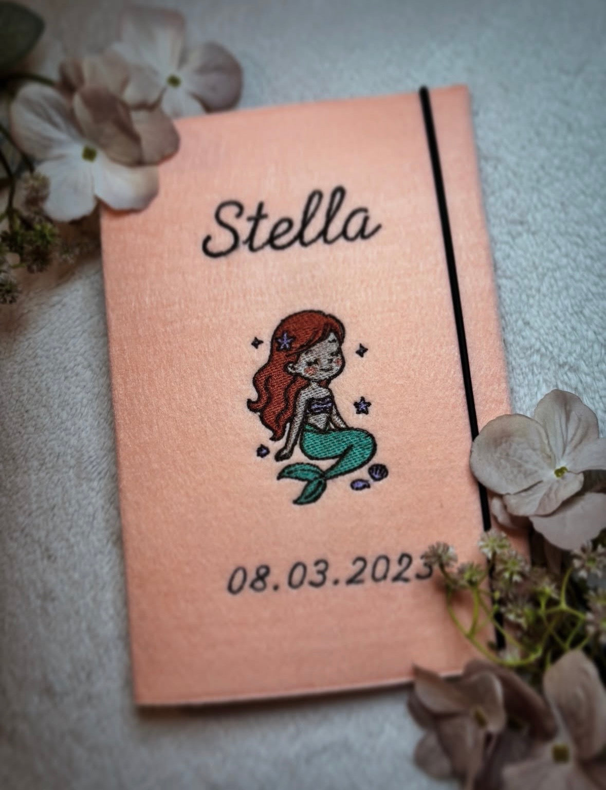 Gesundheitshefthülle grelles rosa